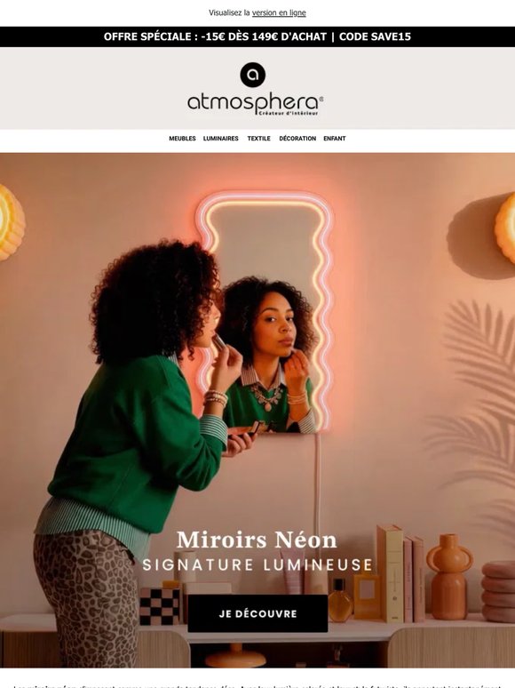 Miroirs néon : l’éclat des intérieurs audacieux 🌈