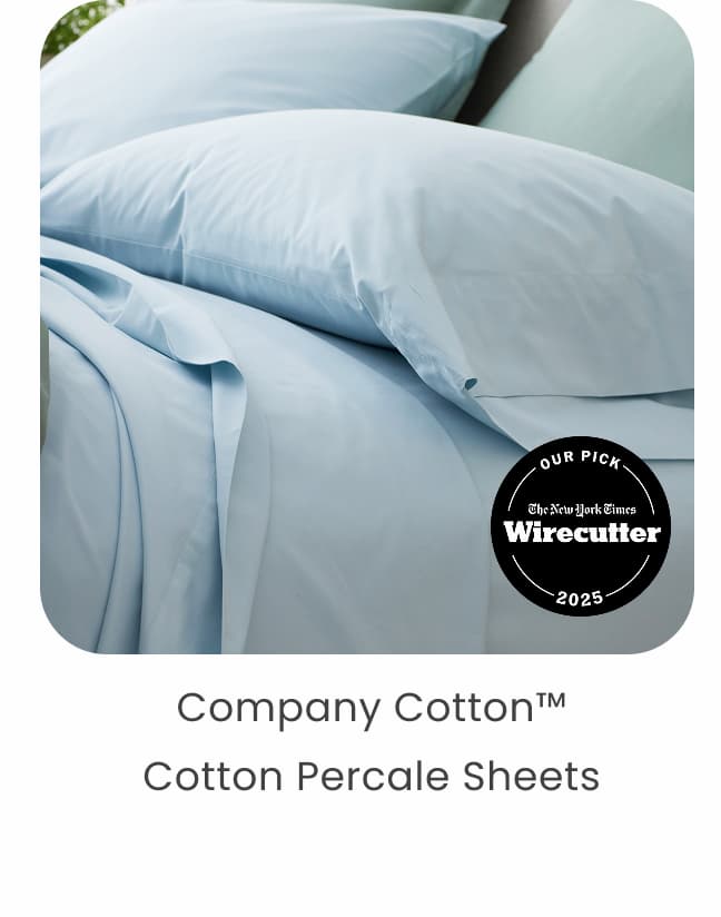 CC Cool Cotton Percale Sheets