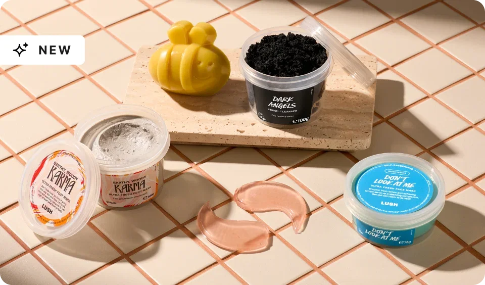 Group shot of extra fresh products