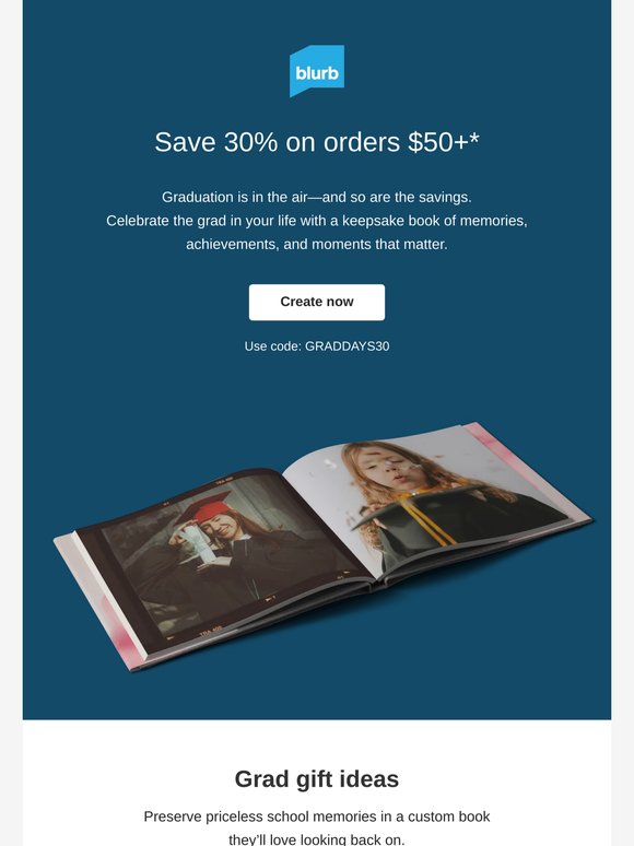 Spend $50, get 30% off—4 days only