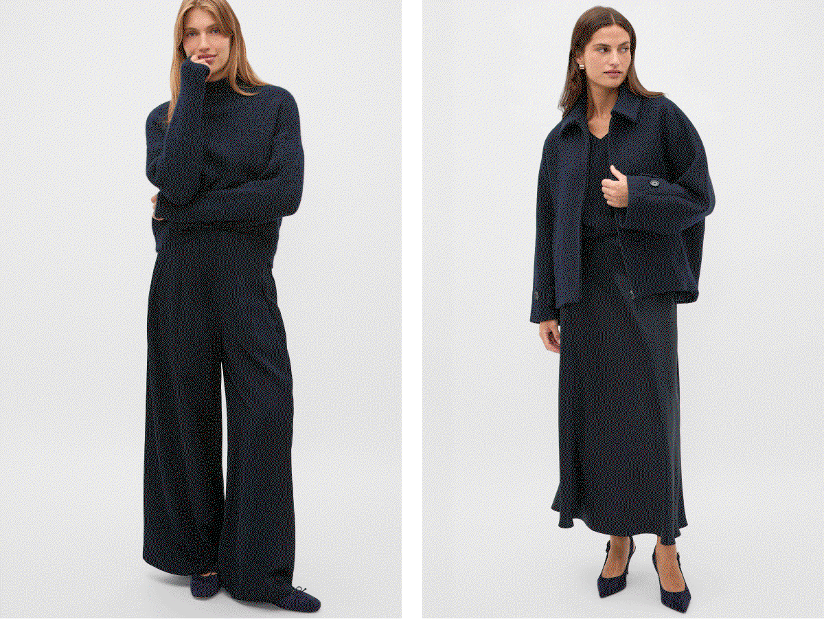 Woman New Arrivals. Tonal styling is effortless in our new season navy. Shop Now.