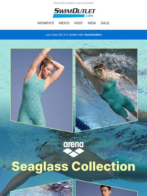 OUT NOW: arena Seaglass Collection 🏊