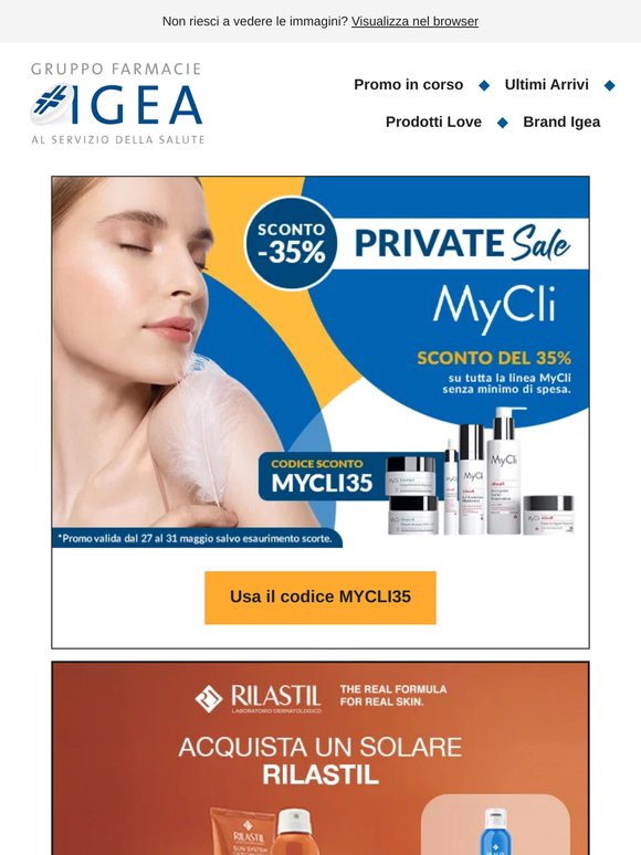 🤩Apri ora: c'è la Private Sale MyCli + altre mille promo!