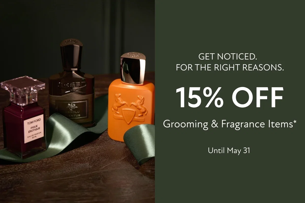 15% Off Grooming & Fragrance Items* 