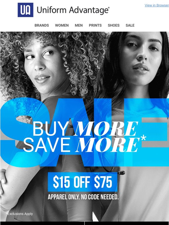 Save $15, $25, or up to $50 OFF!