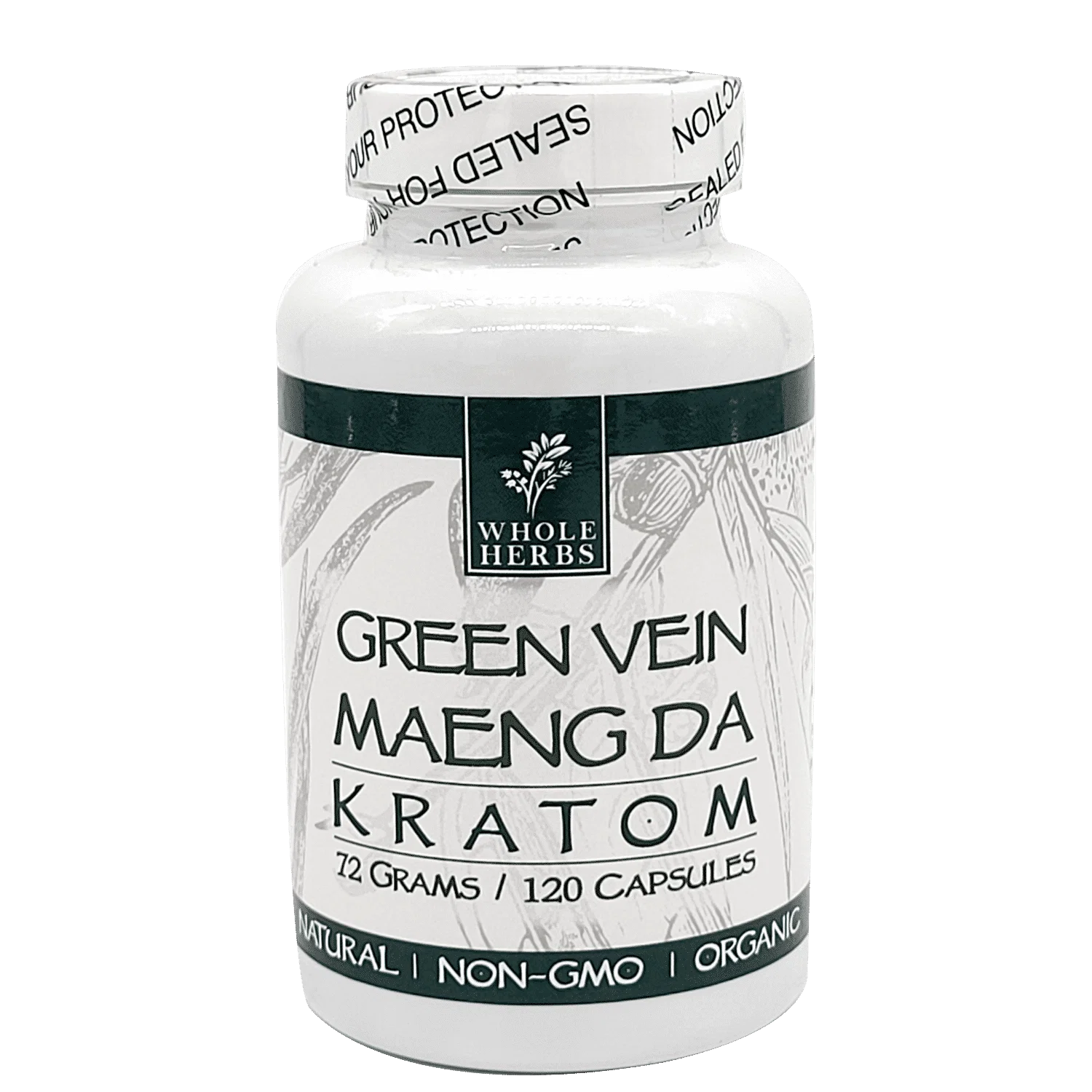 Whole Herbs Green Vein Maeng Da Capsules