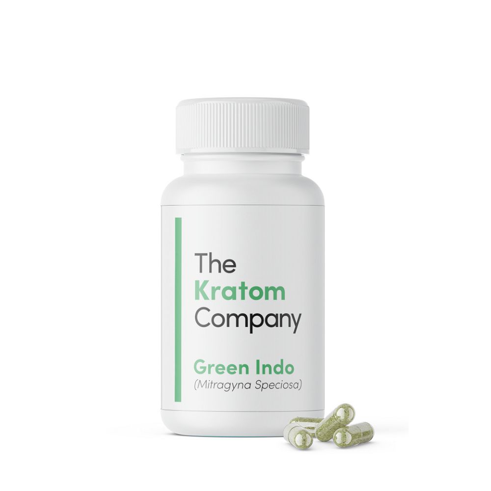The Kratom Company Green Indo Capsules