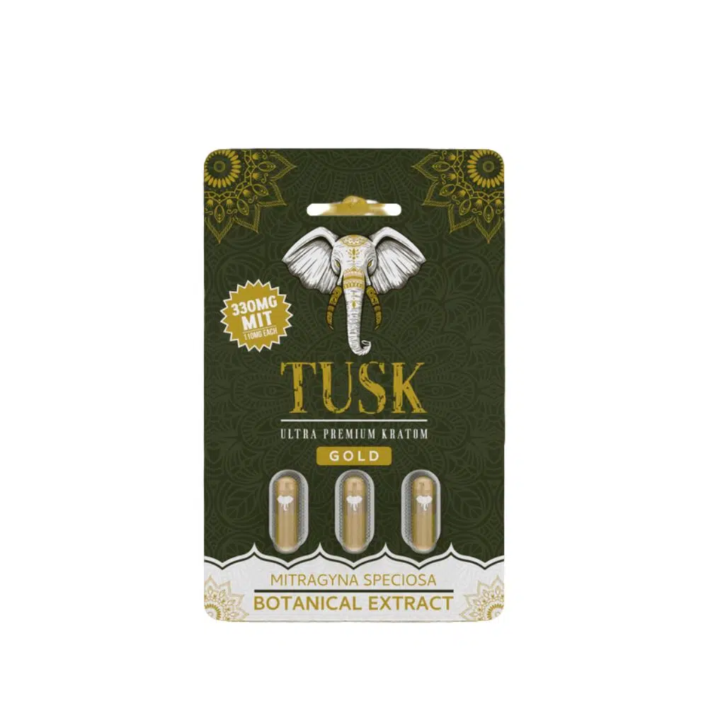 Tusk Gold Kratom Capsules