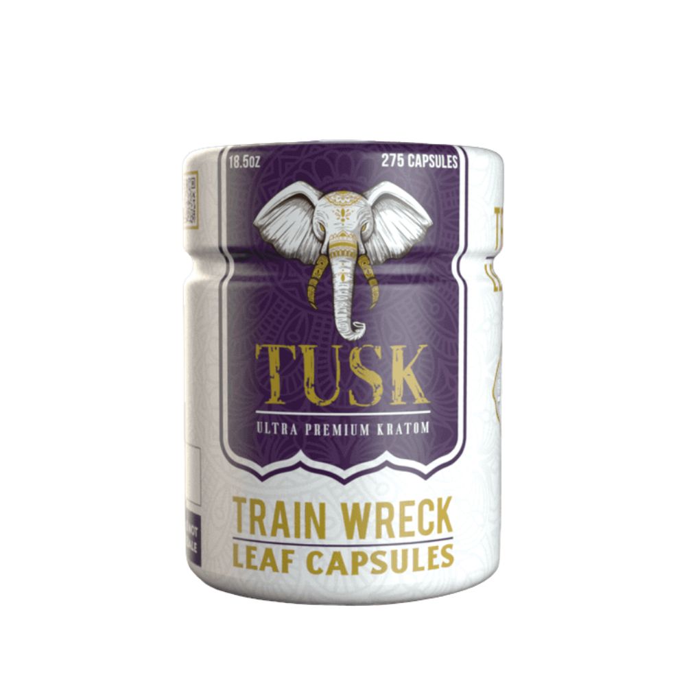Tusk Trainwreck Kratom Capsules