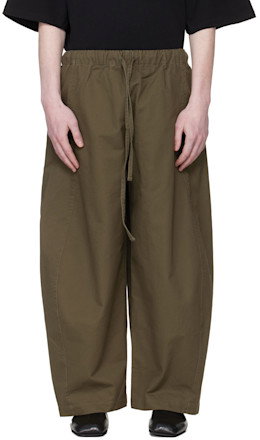 Khaki Loft Trousers - Entire Studios