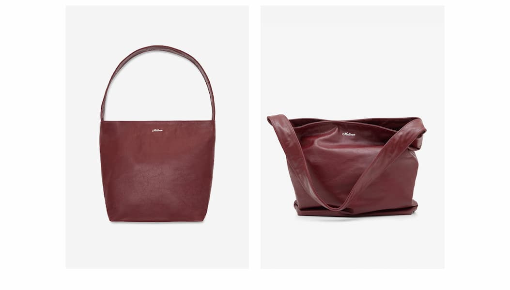 BORDEAUX LEATHER CARRY-ALL EVERYDAY TOTE