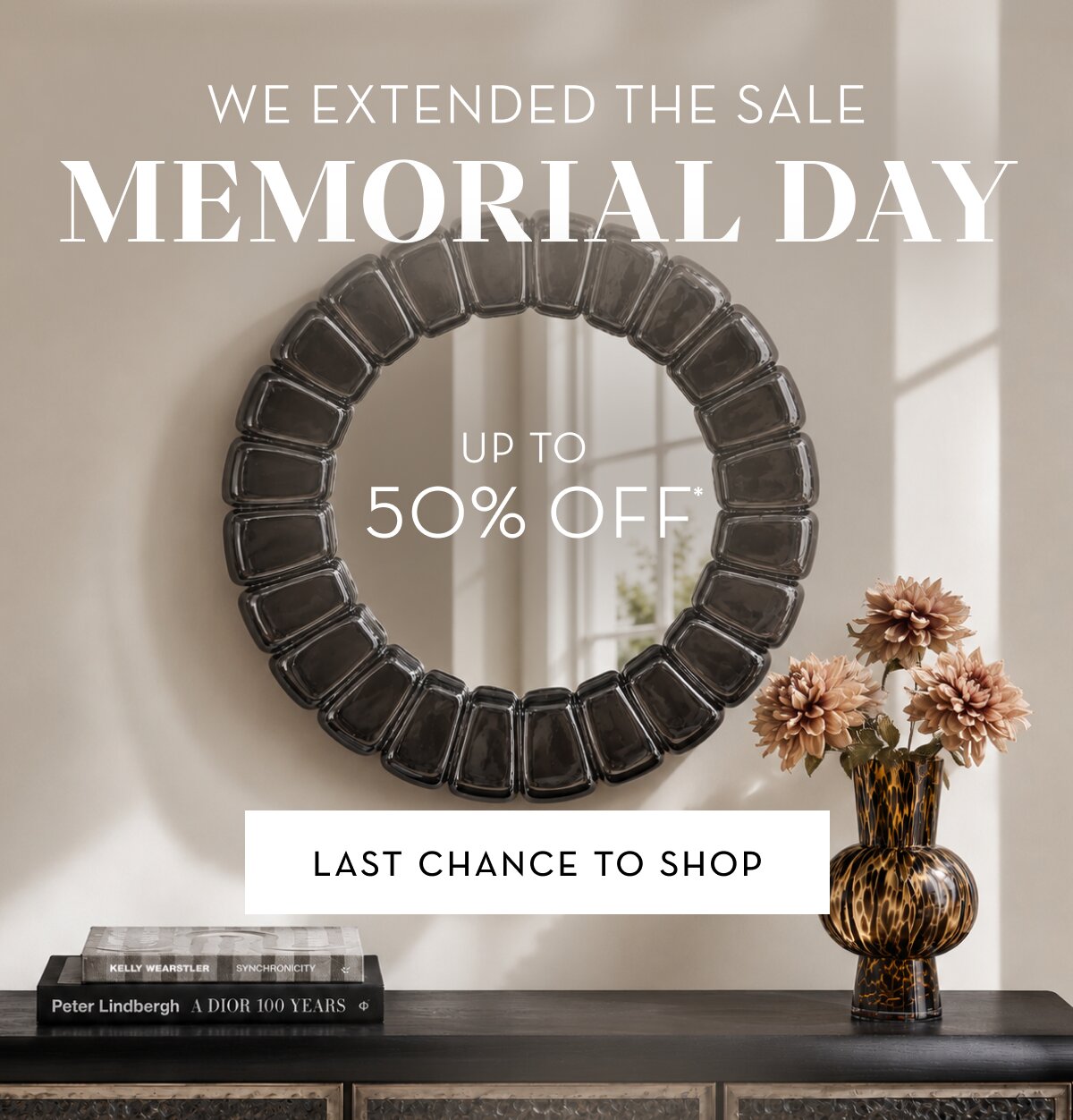 The sale is extended. Not for long.