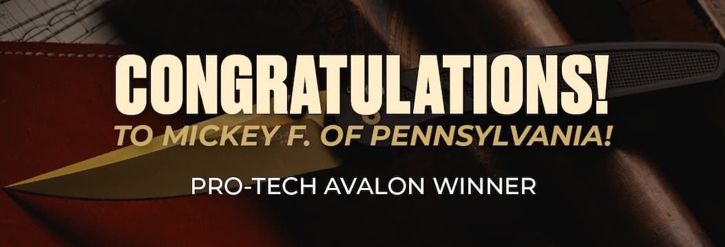 Pro-Tech Avalon Giveaway Winner