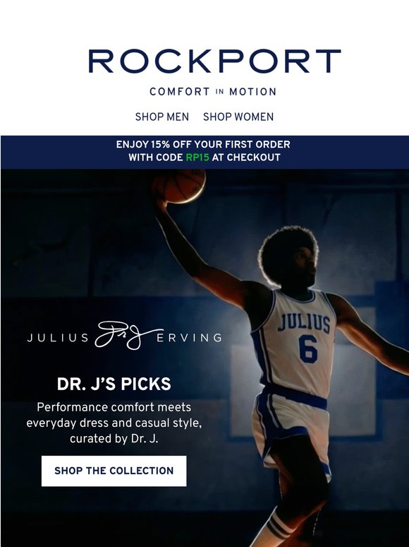 Don't Get Benched: Shop Dr. J's Picks