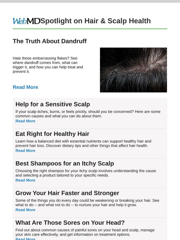 The Truth About Dandruff