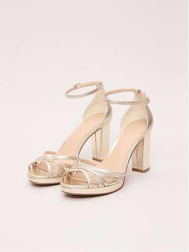 Leather Strappy Platform Sandals