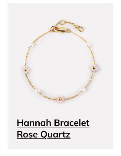 Hannah Bracelet Rose Quartz Hannah Bracelet Rose Quartz
