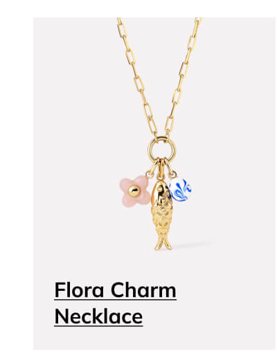 Flora Charm Necklace Flora Charm Necklace