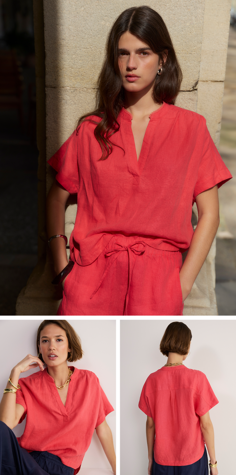 Thandie Linen Top