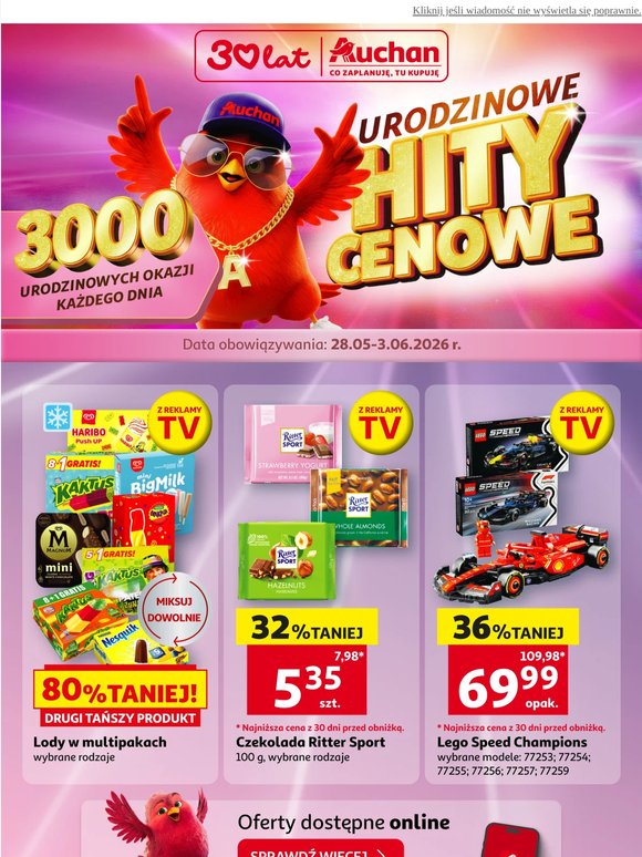 🎉Urodzinowe HITY CENOWE! Sprawdź najnowsze okazje >>
