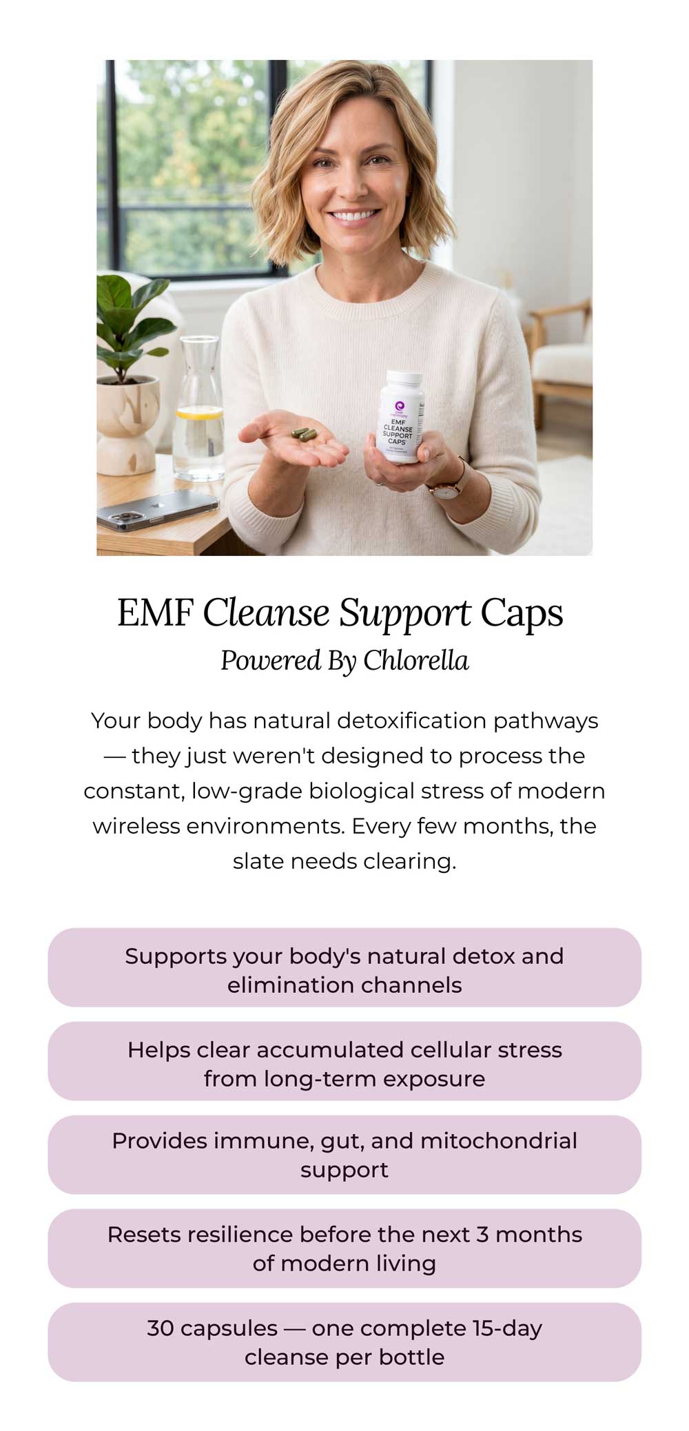 EMF Cleanse Support Caps