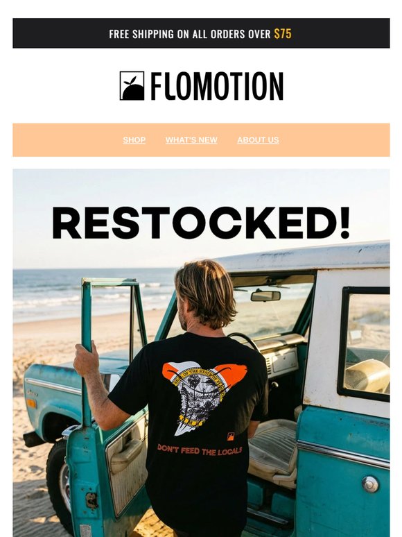 Restocked! FL Toothy Tee is back! 🦈