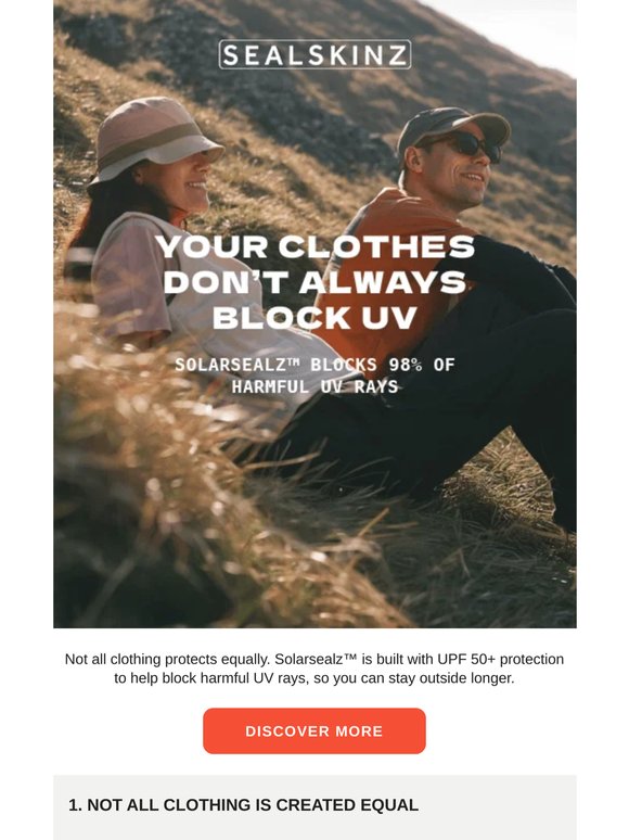 Do your clothes block UV rays?