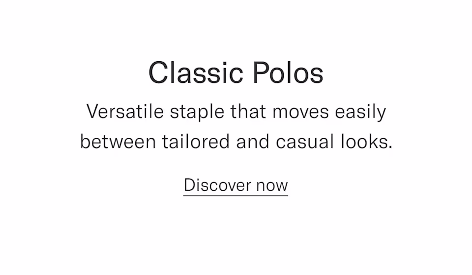 Classic polos