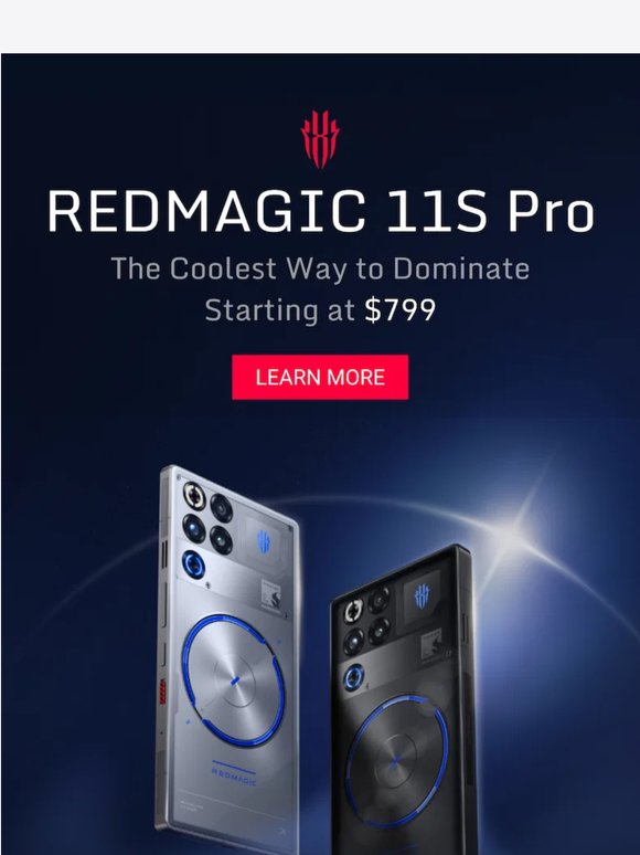 ⚡ Meet the next-level flagship gaming experience — REDMAGIC 11S Pro