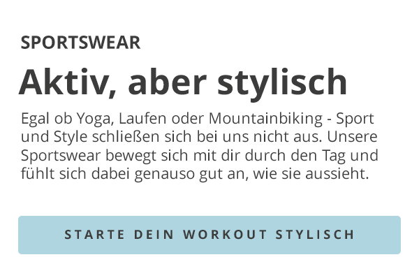 Sportswear: Aktiv, aber stylisch - Starte dein Workout stylisch