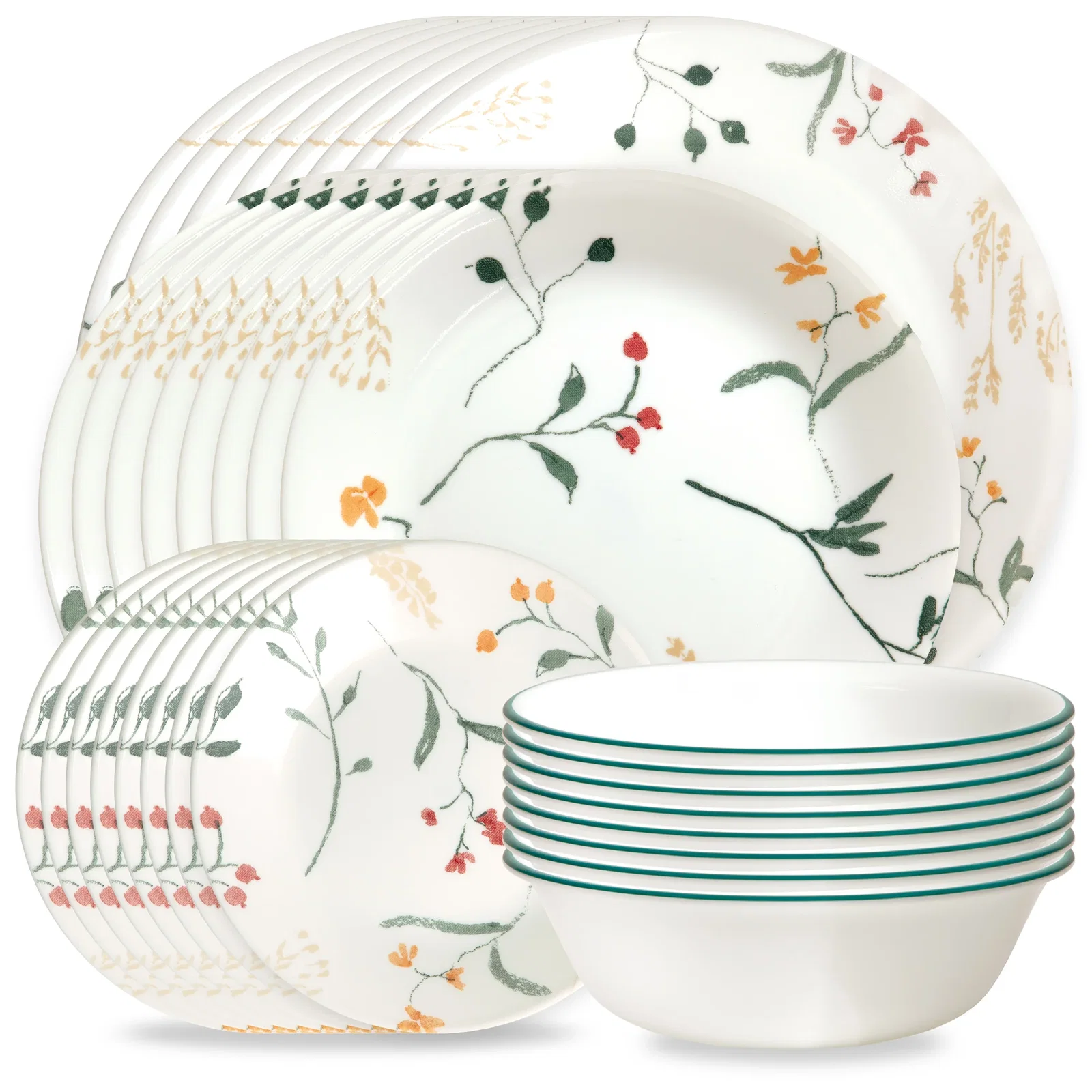 Image of Corelle® Wildflower Scatter 32-piece Dinnerware Set, Service for 8