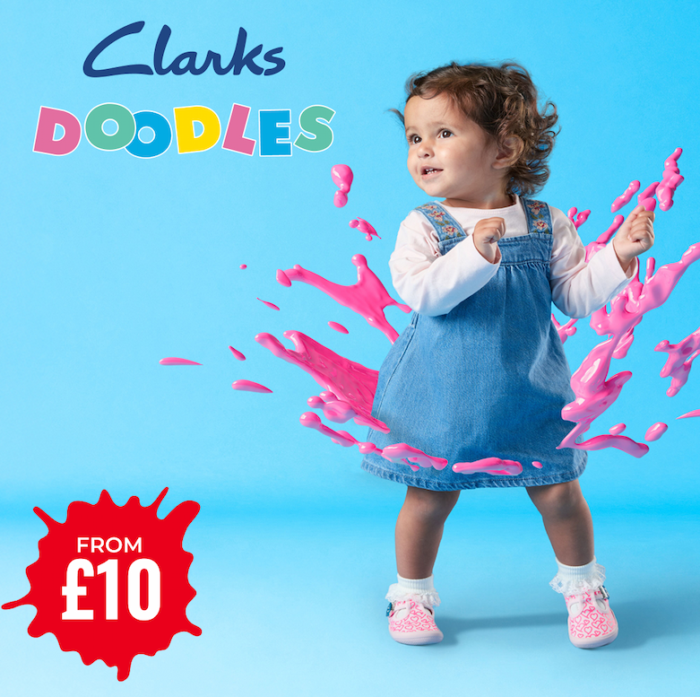 Clarks Doodles, from £10