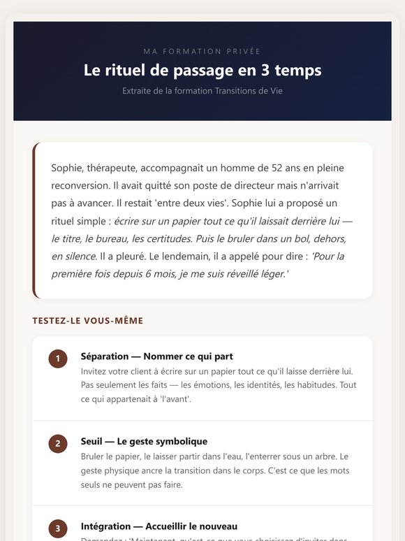 Le rituel simple qui aide vos clients à tourner la page (en 15 min)