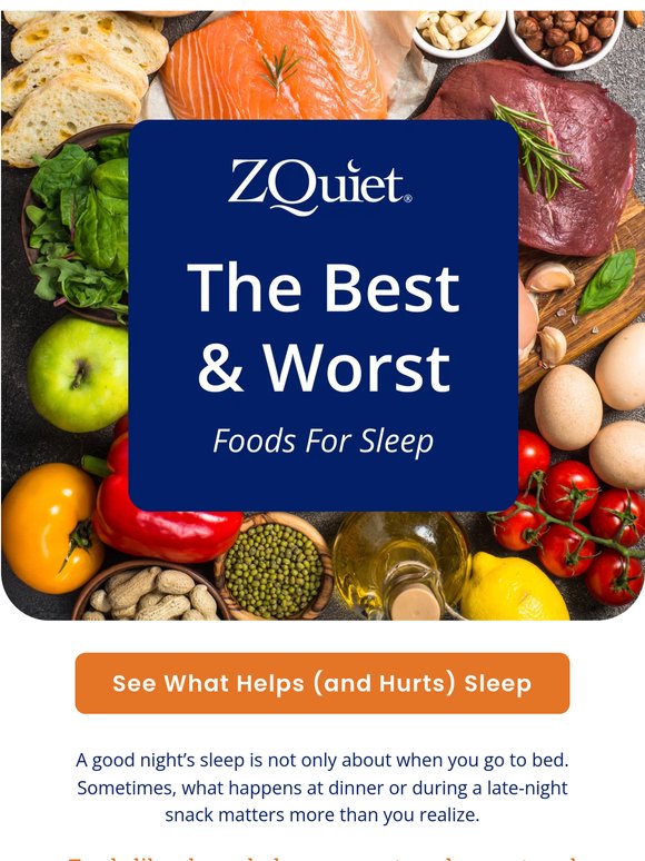 The Best (and Worst) Foods for Better Sleep
