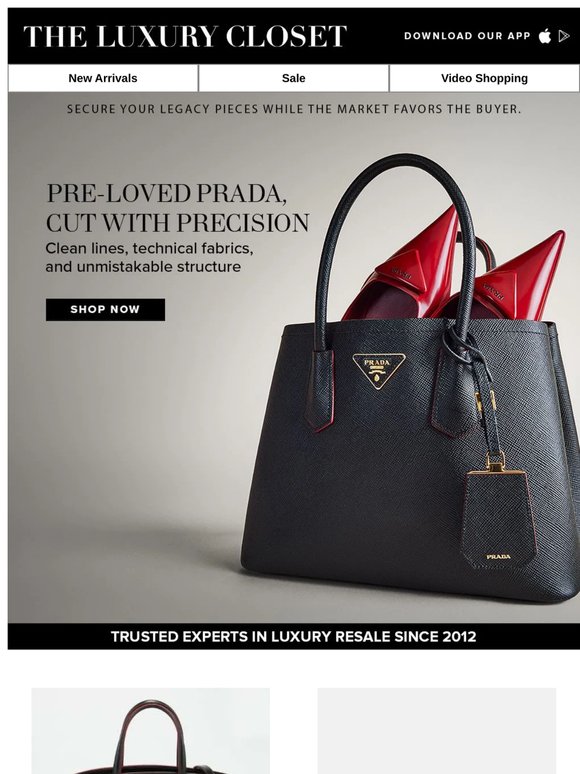 Pre-Loved Prada, cut with precision