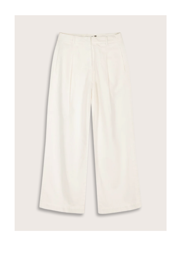 Teresa Organic Cotton Wide Leg Trousers