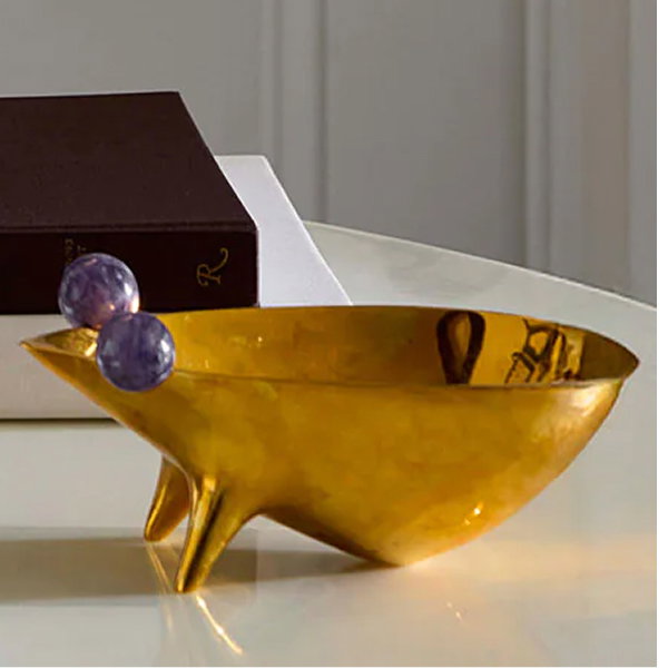 Brass Frog Bowl