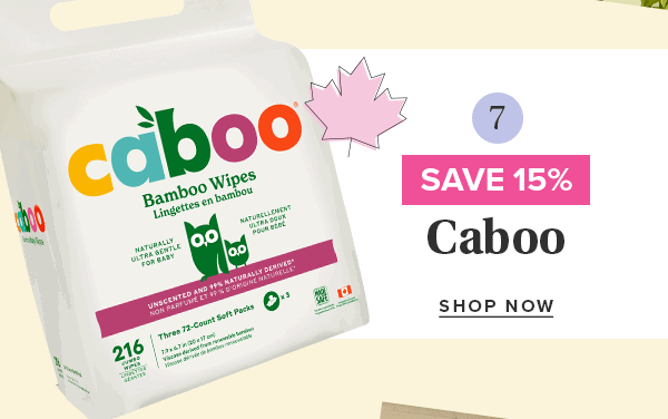 Save 15% on Caboo