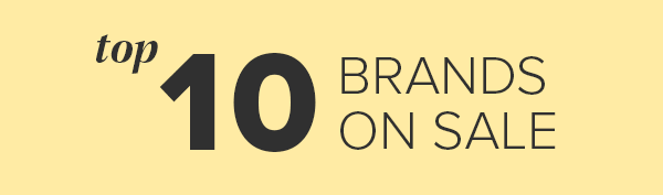 Top 10 Brands on Sale