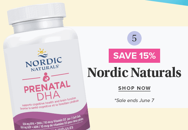 Save 15% on Nordic Naturals *Sale ends June 7