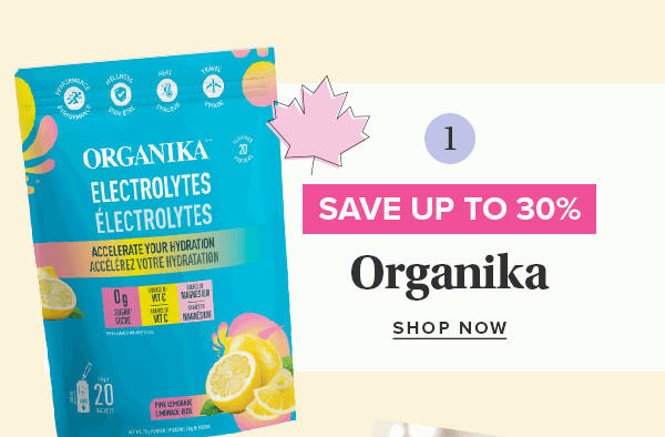 Save up to 30% on Organika