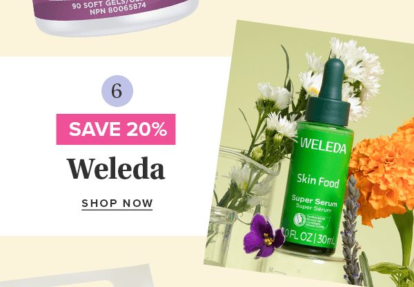 Save 20% on Weleda