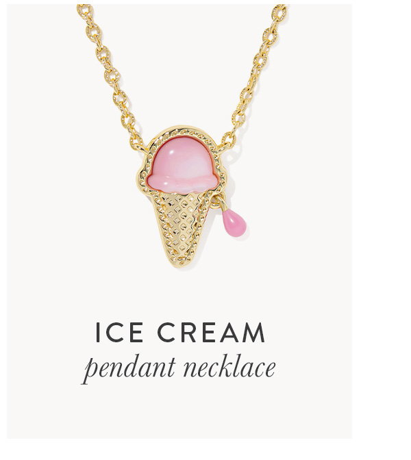 Ice Cream pendant necklace