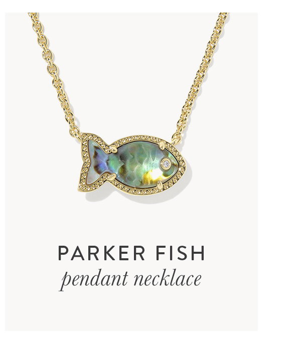 Parker Fish pendant necklace