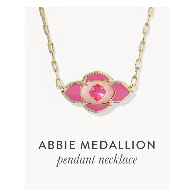 Abbie Medallion pendant necklace