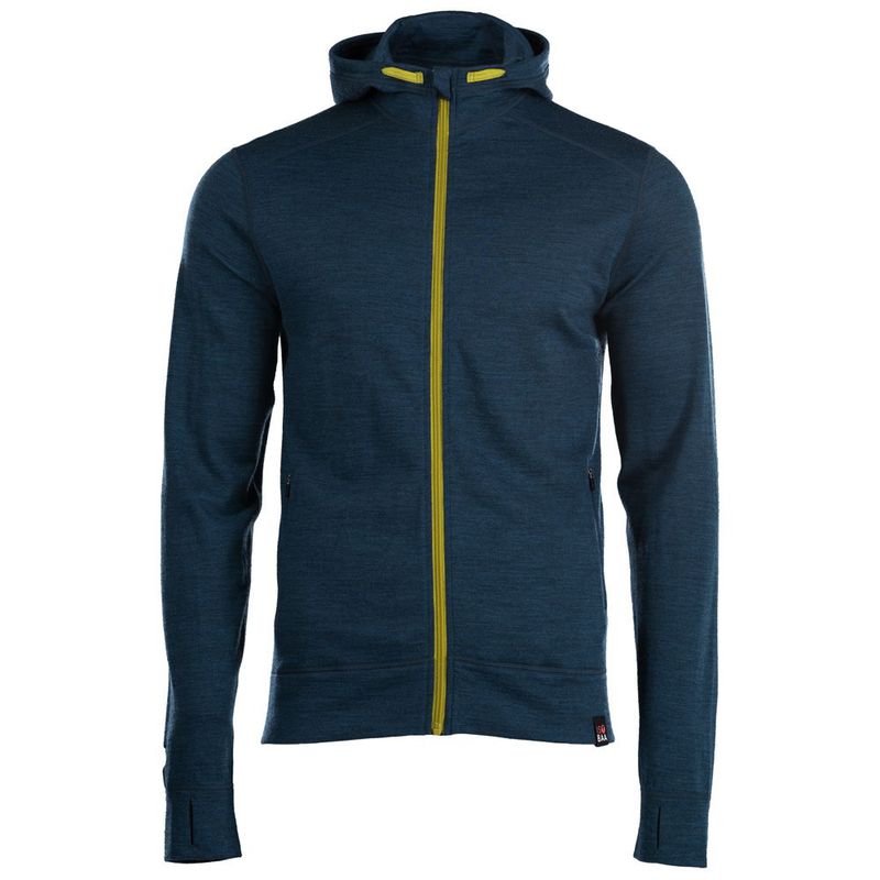 Mens Merino 260 Casual Hoodie (Petrol)