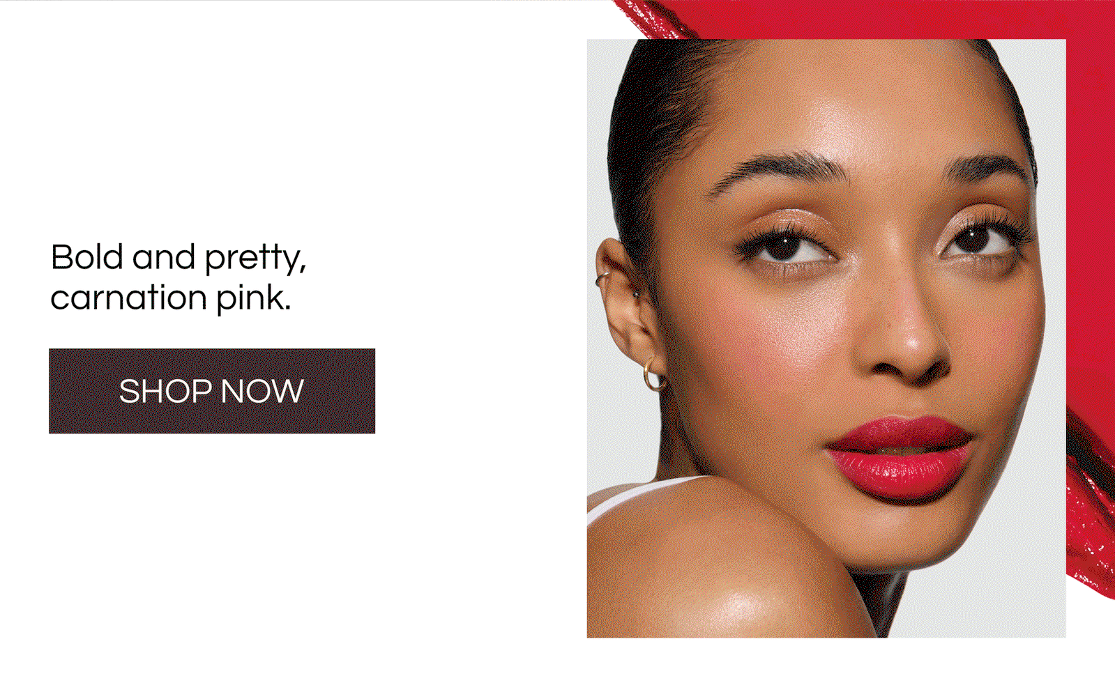 Bold and pretty, carnation pink