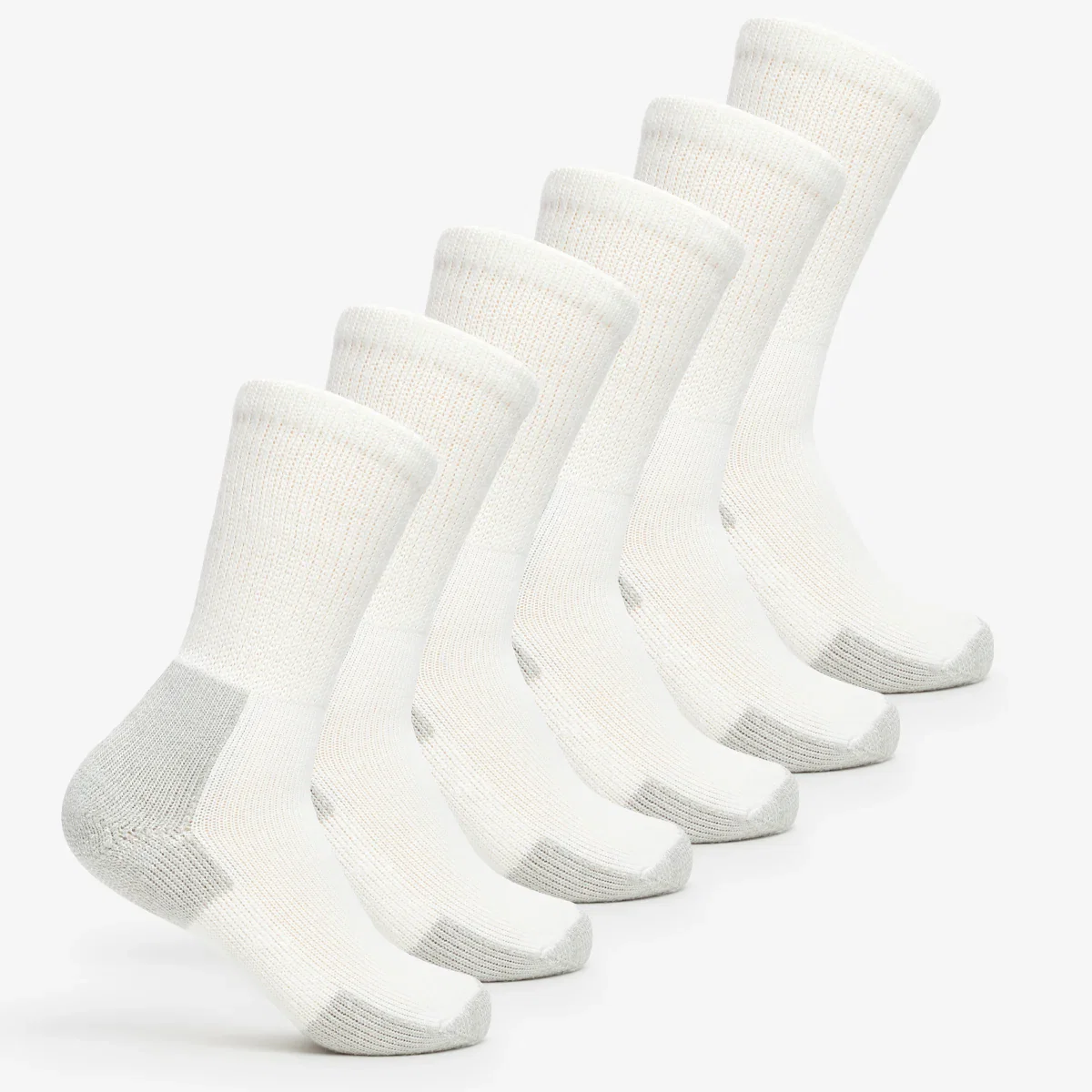 Image of Maximum Cushion Crew Running Socks (6 Pack) | XJ | Pay for 5, get 1 FREE!