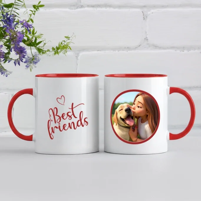 3d tazza best friends foto 