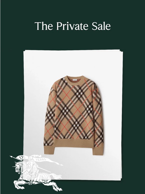 The Private Sale is now live